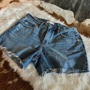 Abercrombie & Fitch Baggy Low Rise Jean Shorts